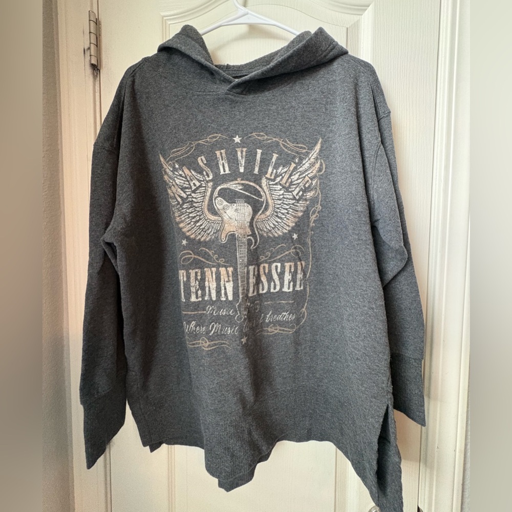 Maurices Charcoal Nashville Graphic Hoodie
